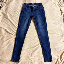 Levi's Women's Size 26X30 535 Super Skinny Dark Wash Jeans