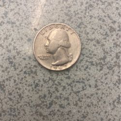 1967 US Quarter