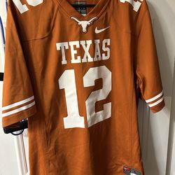 Nike Texas Longhorns Thomas III #12 Football Jersey Orange Men's Size L