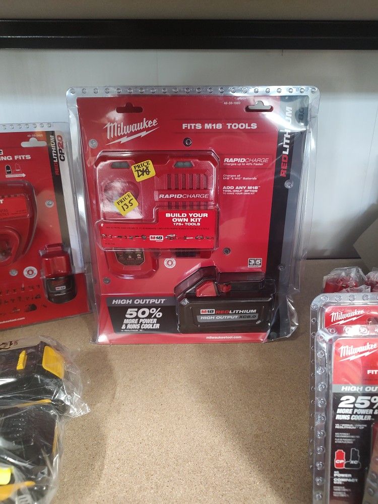Milwaukee M18 High Output 8.0 Starter kit /Rapid Charger