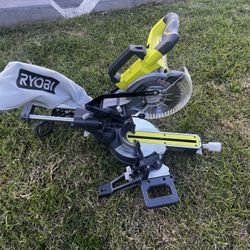 RYOBI SLIDING MITER SAW  10 Amp Corded 7-1/4 in. Compound Sliding Miter Saw