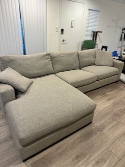 Room & Board Couch Gray
