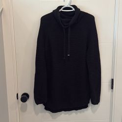 Tribal Classic Black Knit sweater size small 