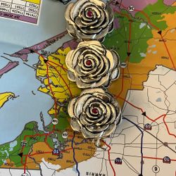 Vintage rose bracelet