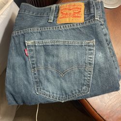 Levis And Wrangler Size 38x32 Great Shape $15 Each