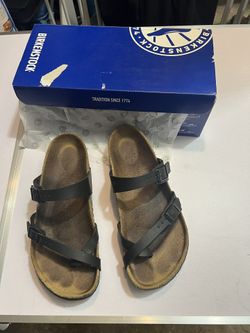 BIRKENSTOCK MAYARI BLACK SHOES