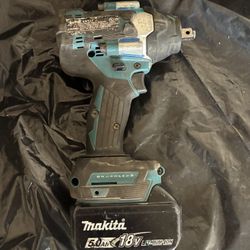 makita 1/2' impact wrench with 5amp battery $120 obo