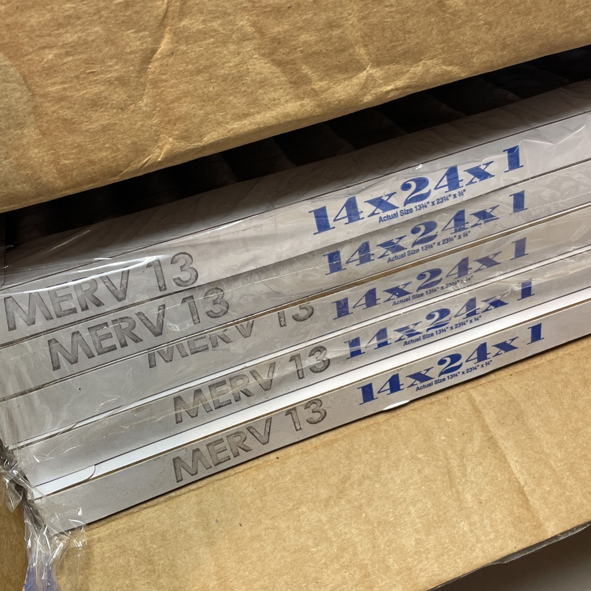 Return Air Filters. 14x24x1 MERV 13