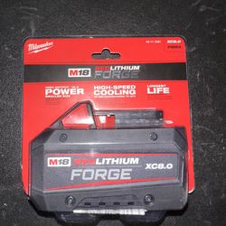 Milwaukee m18 redlithium forge xc8.0