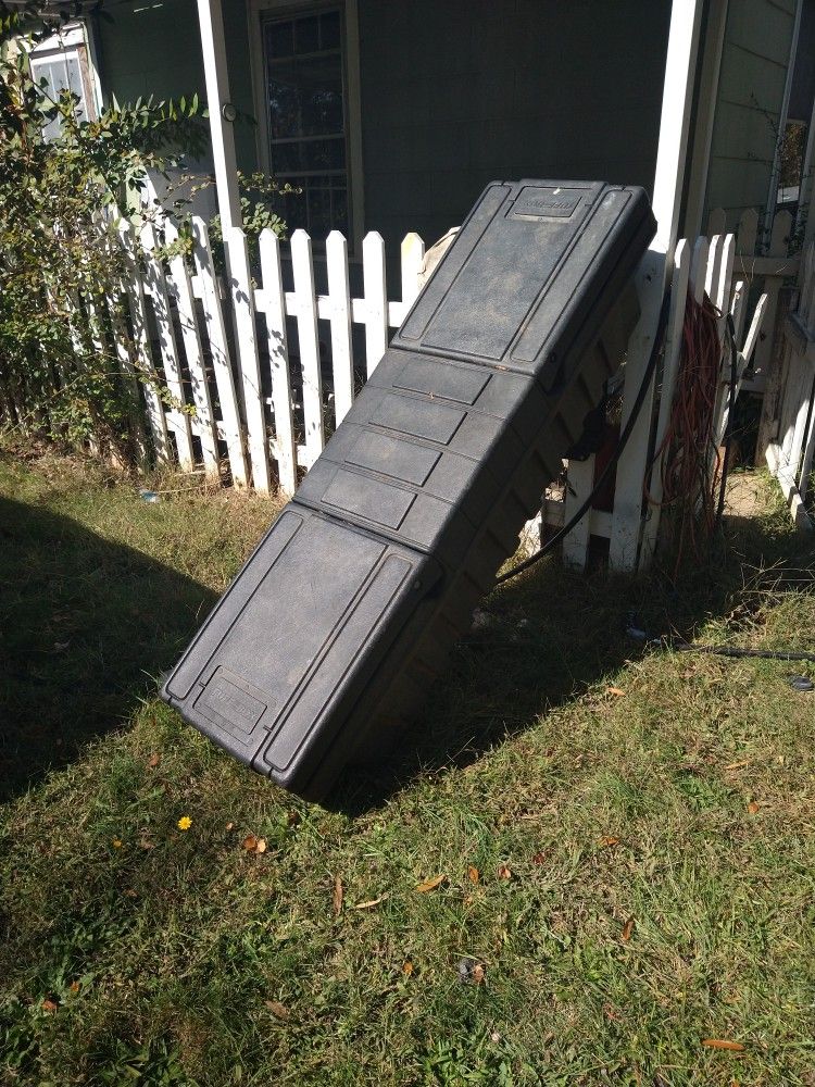 Tuff Box Black Plastic Truck Bed Toolbox 69x 59x20