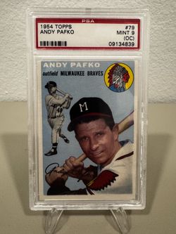 1954 Topps baseball card - PSA 9