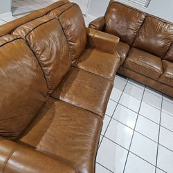 Living Room Leather Sofas