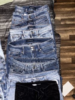 Jeans and shorts