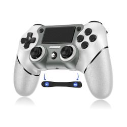 Wireless Controller for PS4, Wired P-4 Pro Controller with Paddles New (Shipping only)