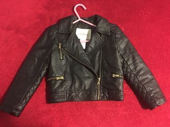 Jacket leather girls