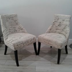 2 Accent Chairs 
