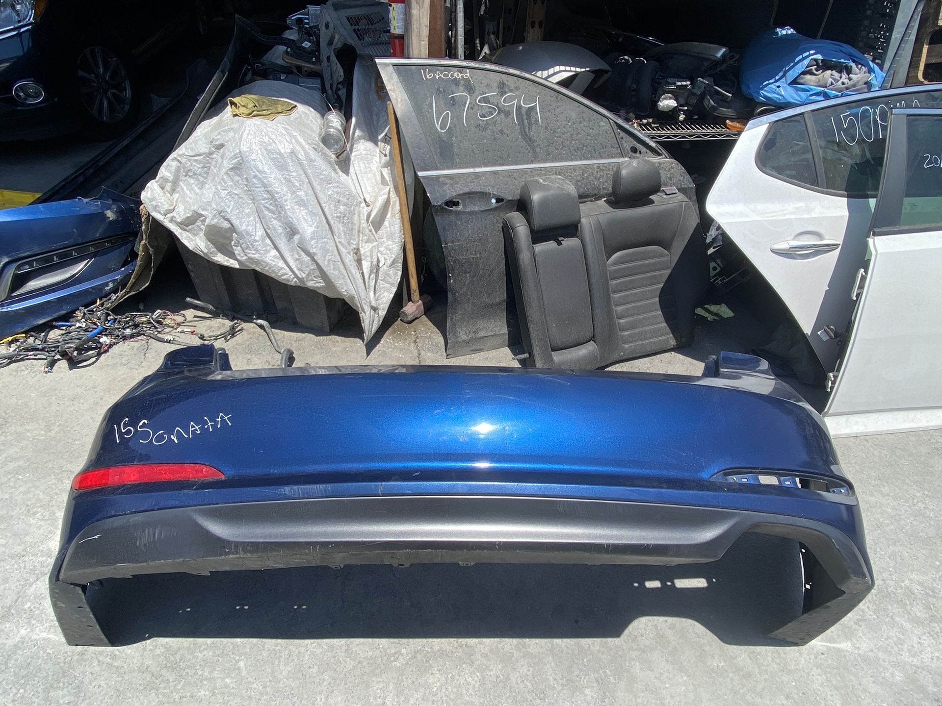 2015 Hyundai Sonata Rear Bumper OEM