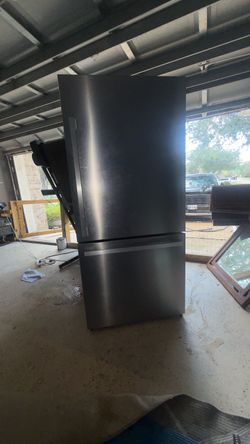Stainless Steel Bottom Freezer Refrigerator