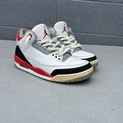 Retro Air Jordan 3 Fire Red 2013 