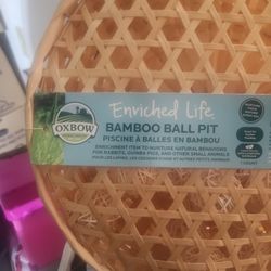 Rabbit Guinea Pig Bamboo Ball Pit