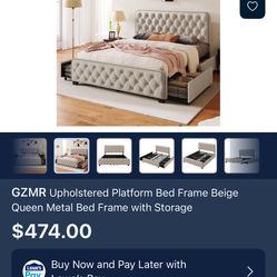 Brand new queen size bed