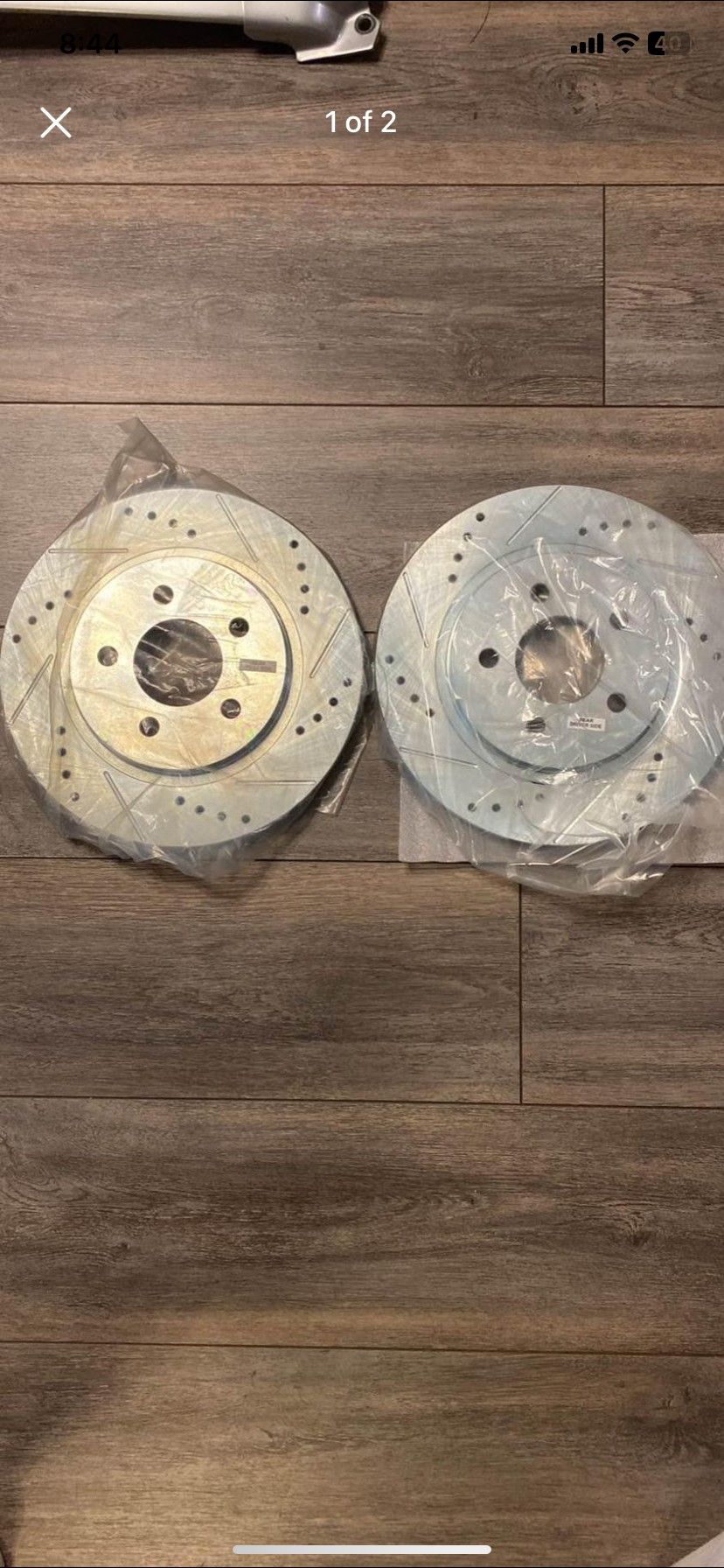 Power Stop Evolution Cross Drilled Rear Rotors