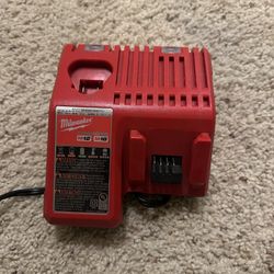 Milwaukee M12/M18 Multi-Voltage Charger — Brand New, compatible with both M12 and M18 batteries, Tool Only (charger without batteries).