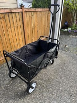 Wagon for Camping Shopping Sports, 35.5" L x 21" W x 11" H