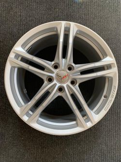 Single (1) Single (1) 19"x10" CHEVY CORVETTE 2016-2017 REAR OEM Factory Original Alloy Wheel Rim 5733