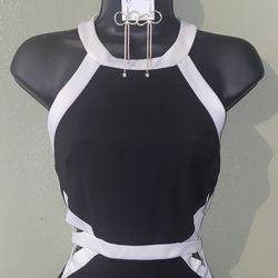 Semi Formal Charlotte Russe Black And White Dress