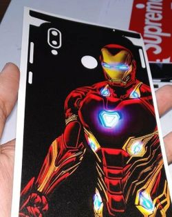 Colorful Pattern Matte Skins Film Wrap Skin Phone Back Sticker For iPhone XS MAX XR X XS 8 7 6S Plus Cartoon Sticker