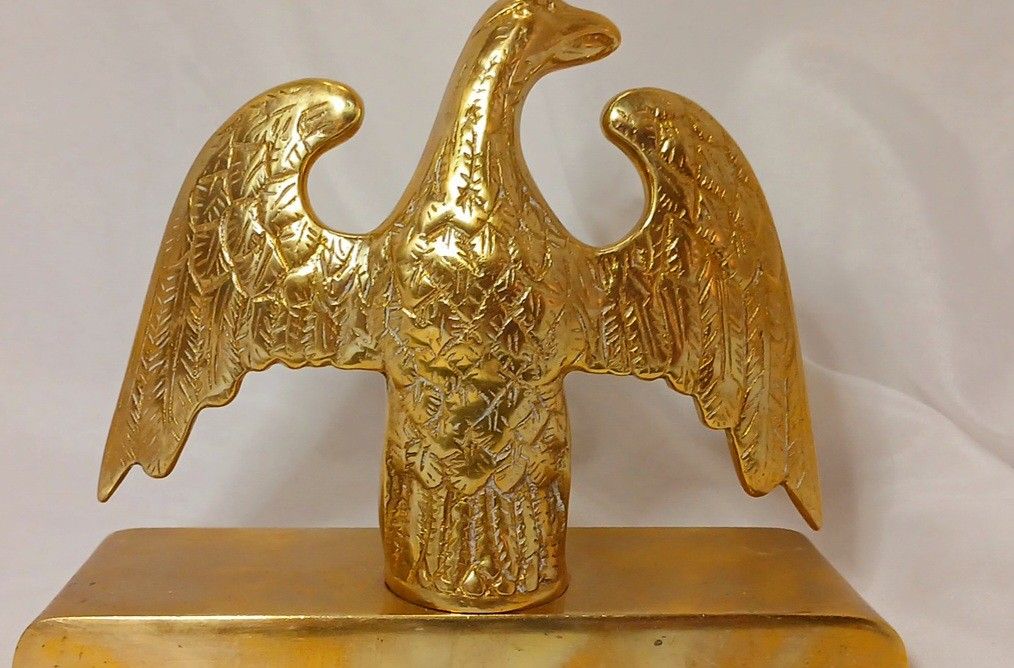 Virginia Metalcrafters Brass Bookend