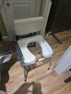 Toilet Seat Risers for Seniors Bedside Commode for Elderly Width and Height Adjustable Raised Toilet Seat with Handles for Elderly Handicap, Elevated,