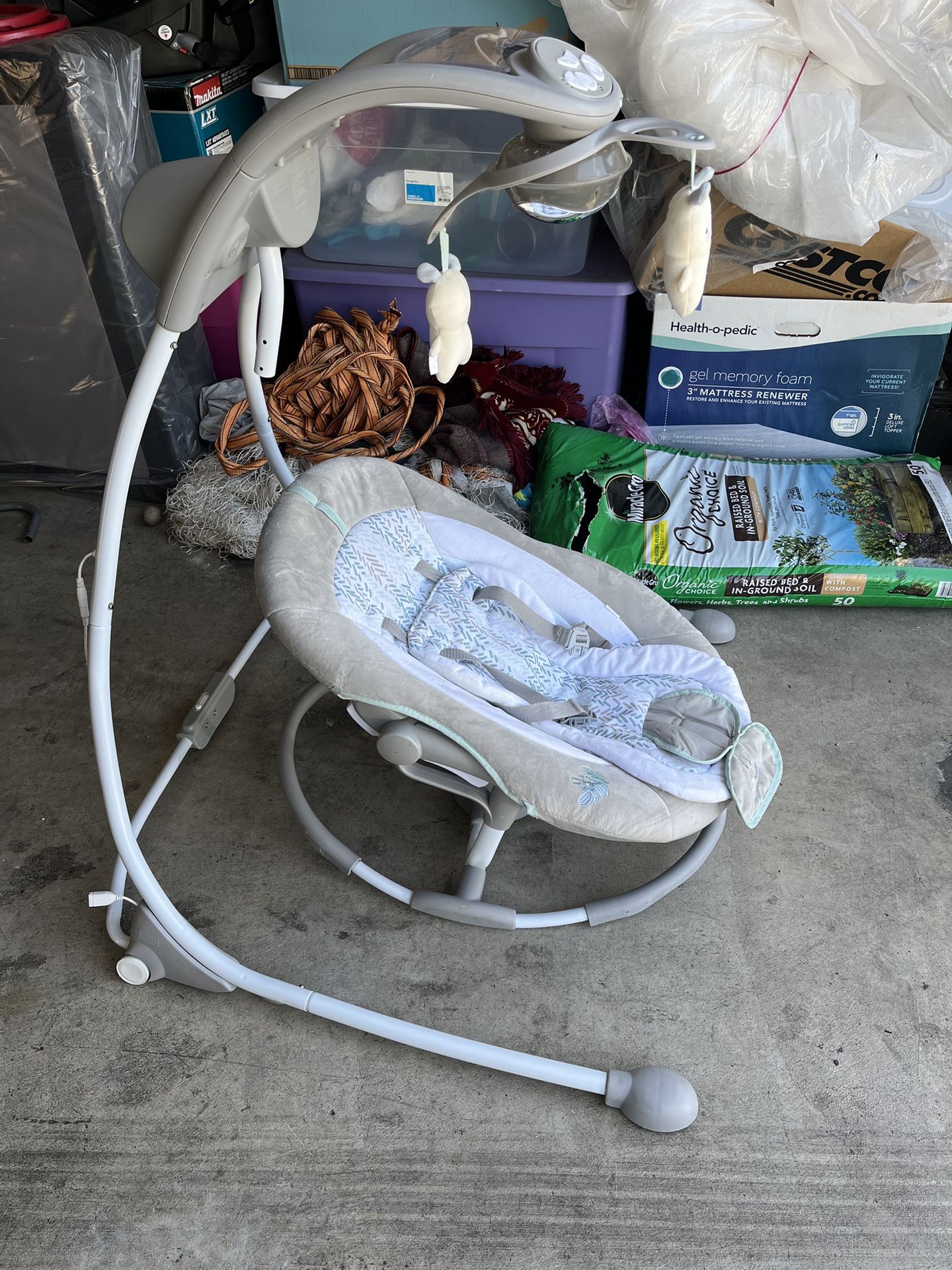 Ingenuity 2 In 1 Baby Swing And A Rocker Just Missing Adopter And 2 Screws To Connect The Swing