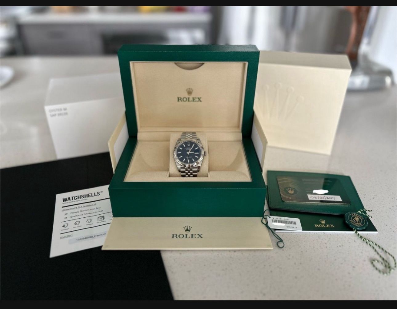 2024 Rolex Datejust 41mm Stainless Steel LXJ blue w box and papers 18k WG fluted bezel jubilee bracelet NO TRADES NO TRADES PICK UP IN TACOMA FIRM PRI