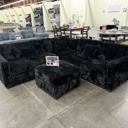 Black Sectional 