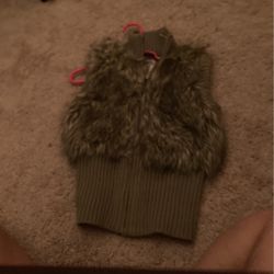 Fur Jacket Size M 7/8 Adidas Girl Black Jacket  Size 12