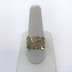 Gold Nugget Ring New