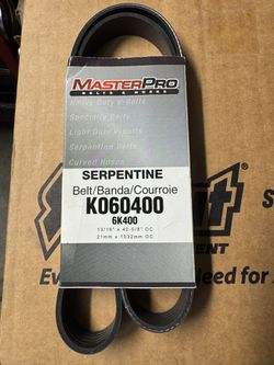 Master Pro Serpentine Belt K060400 ( Open Box )