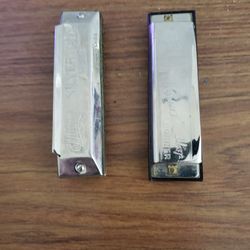 Two Harmonicas Both Together Cash only 