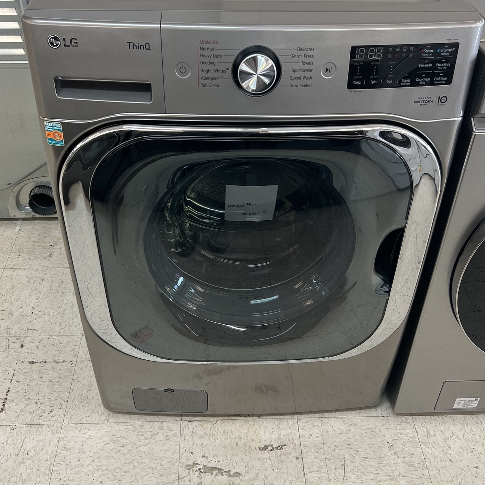 LG WM8980HVA 5.2 Cu Ft Washer for Sale in West Covina, CA OfferUp