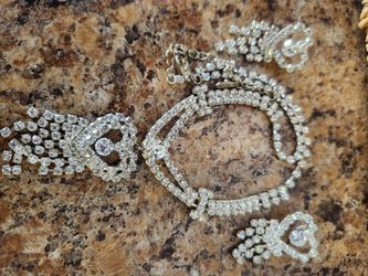 Crystal Rhinestone Statement Necklace