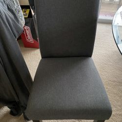 Dining Table With Brand New Chairs 