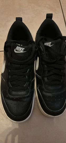 Big Kids Nike Court Borough Low Black/white