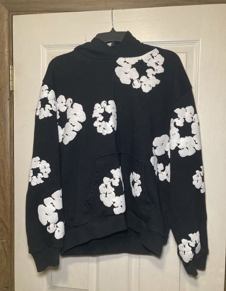 Denim Tear Hoodie Size L