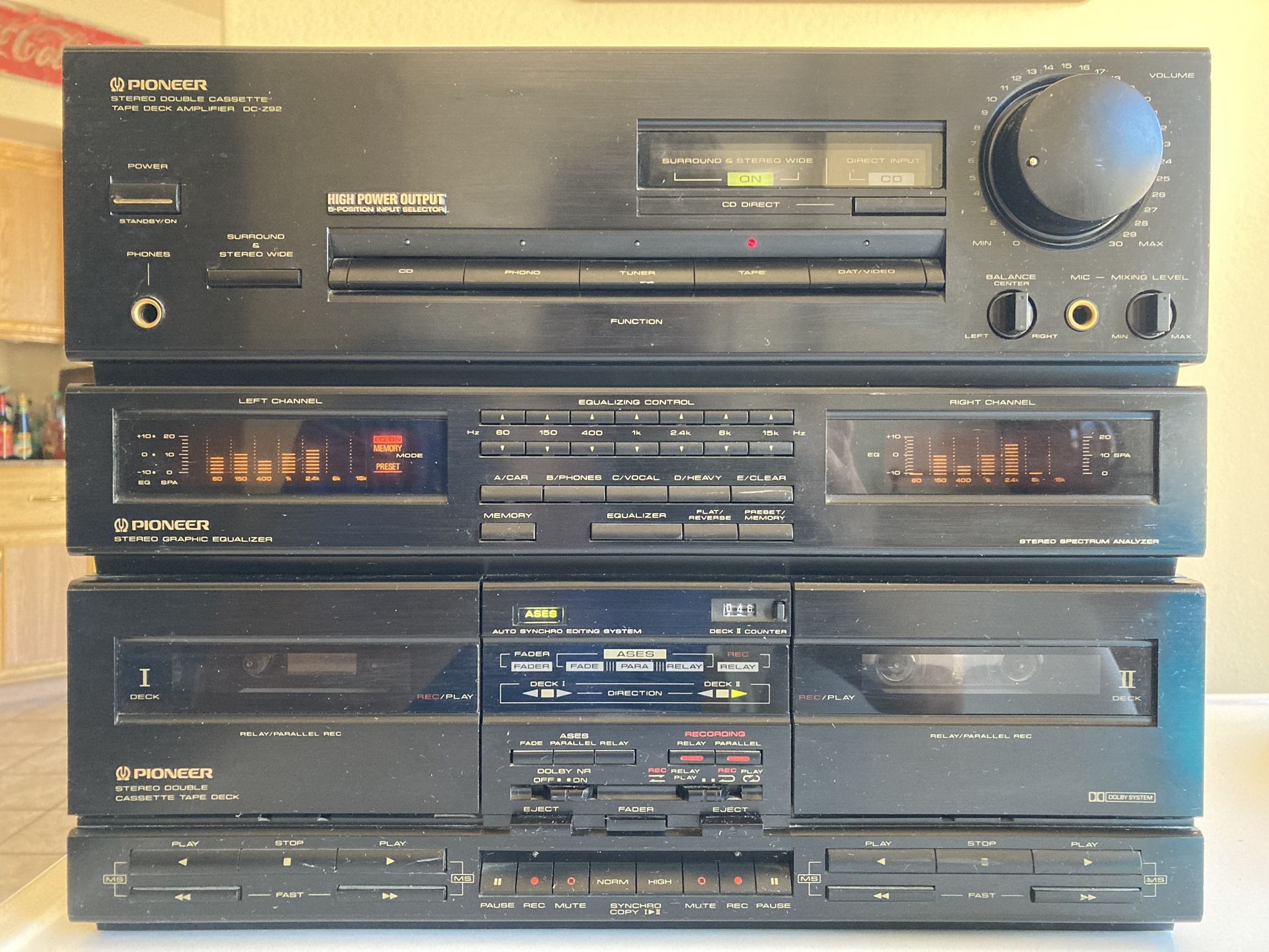 Pioneer DC-Z92 Tape Deck Amplifier for Sale in Las Vegas, NV - OfferUp