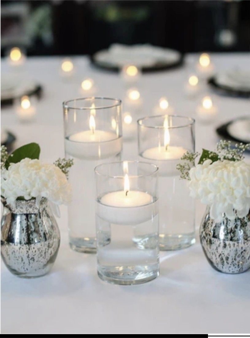 Cylinder Vases for Floating Candles