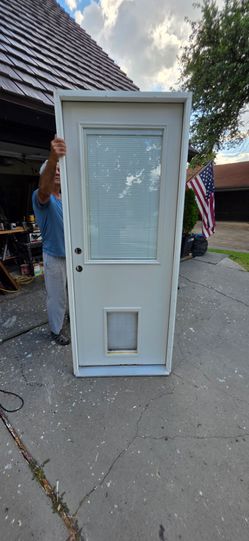 32x80 back doogy door . Framed ready to install
