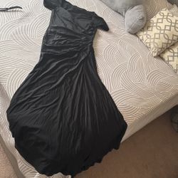 Black Gala Gown Woman NEW 