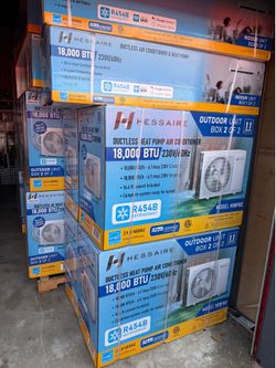DIY Ductless Mini Split Air Conditioner 21 SEER2 18,000 BTU WiFi 1.5 Ton, Heat Pump, Heat And Cold